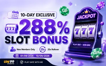 🎰 Limited-Time 288% Special Slot Bonus